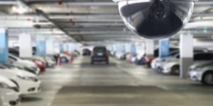 Installation Service CCTV Surveillance Security Camera in Parking Garage